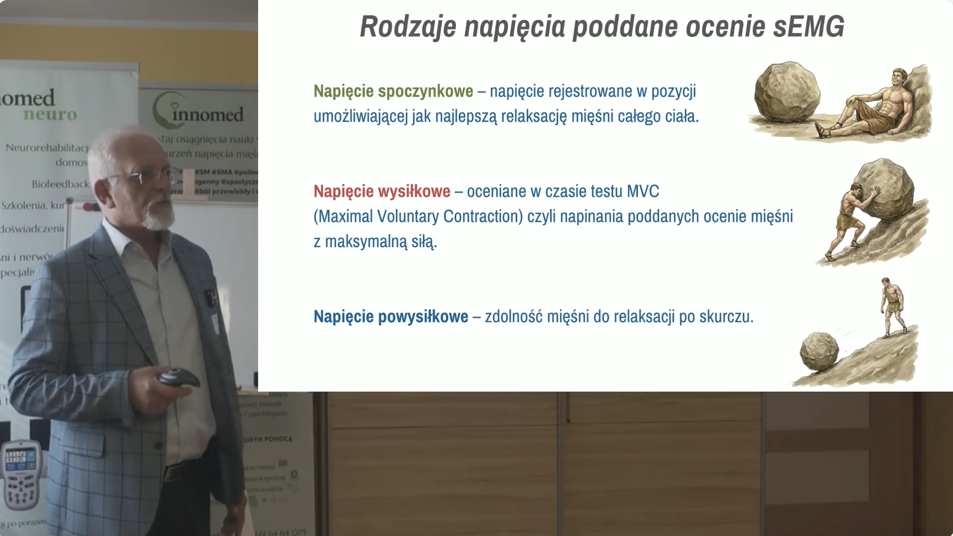 Analiza napięcia mięśniowego - wykład z interpretacją wykresów EMG